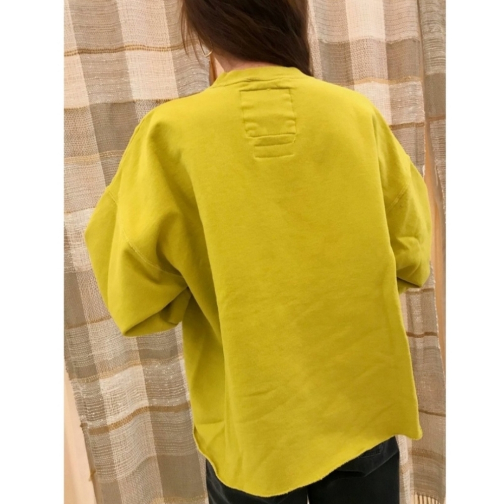 RACHEL COMEY LINNET SWEATSHIRT IN CITRON